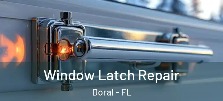 Window Latch Repair Doral - FL