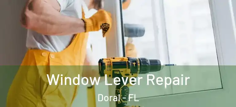  Window Lever Repair Doral - FL